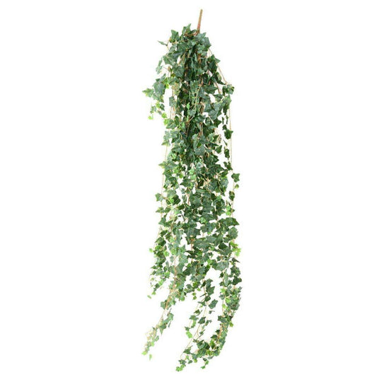 Feuillage artificiel chute de Lierre en piquet - 1039 feuilles artificielles - H.200cm vert
