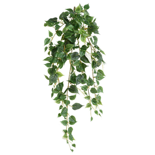 Feuillage artificiel chute de Philo mini - plante pour intérieur - H.80cm vert