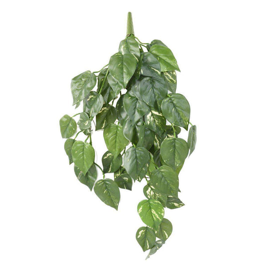 Feuillage artificiel chute de Pothos en piquet - Tergal UV extérieur - H.75cm vert
