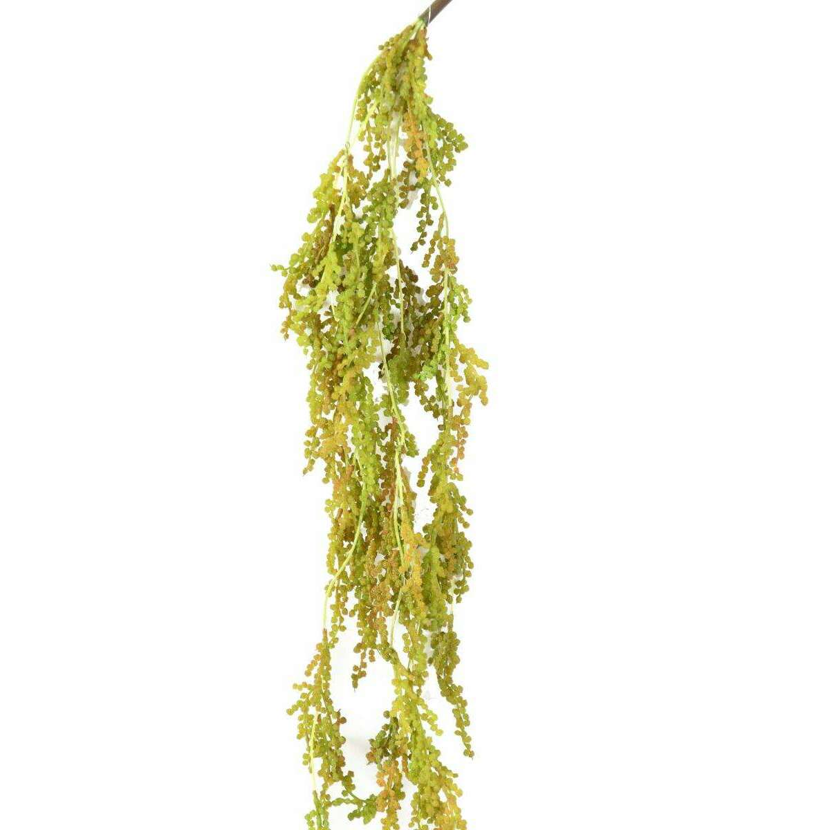 Feuillage artificiel chute de renouée - plante d'intérieur - H.75cm vert jaune