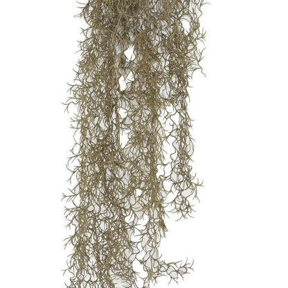 Feuillage artificiel chute de Tillandsia - mousse espagnole - H.95cm marron