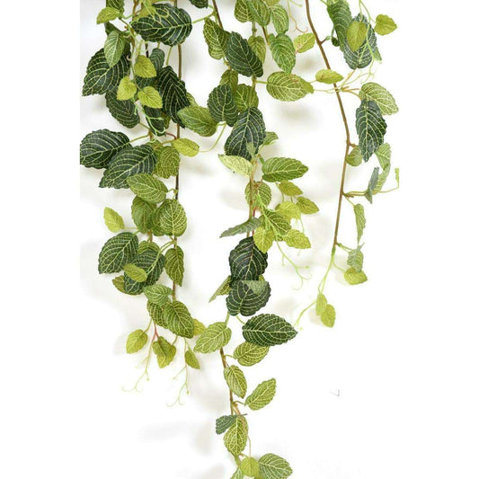 Feuillage artificiel piquet Fittonia - plante pour intérieur - H.80cm panaché