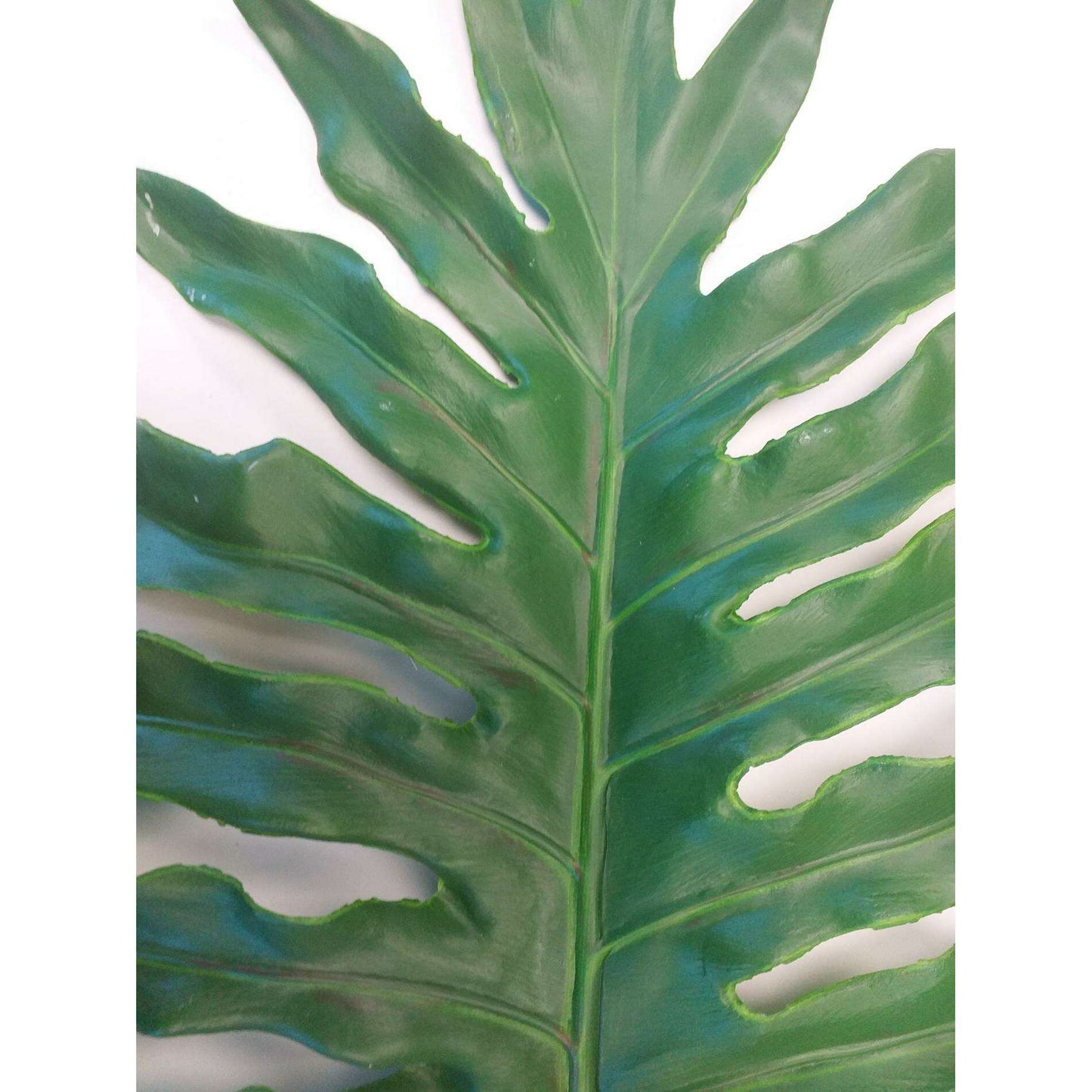 Feuille artificielle de Monstera - décoration d'intérieur - H.117cm vert