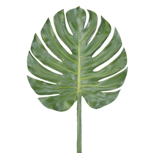 Feuille artificielle de Philo Monstera - décoration d'intérieur - H.100cm vert