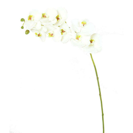 Fleur à la tige Orchidée artificielle Phalaenopsis - haute qualité - H.77 cm