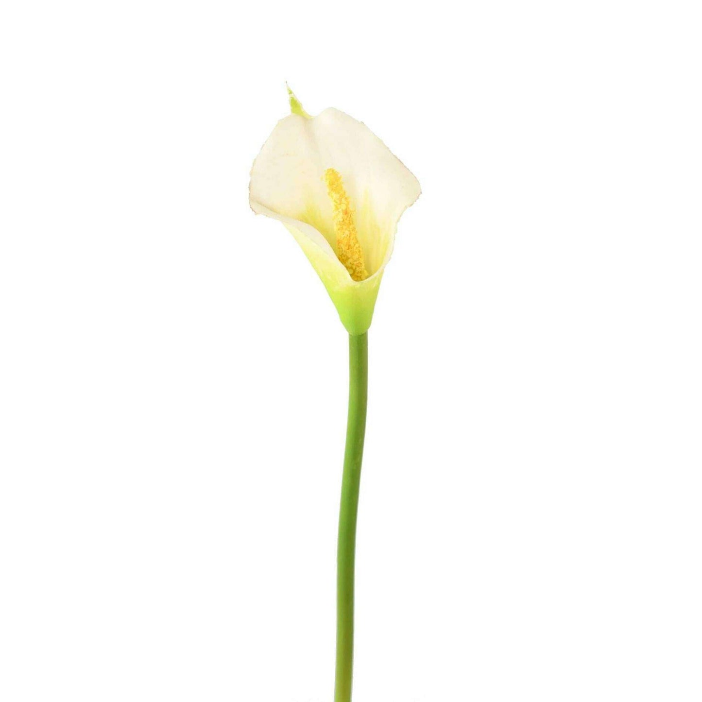 Fleur artificielle (ARUM) Arome - composition bouquet - H.44cm blanc