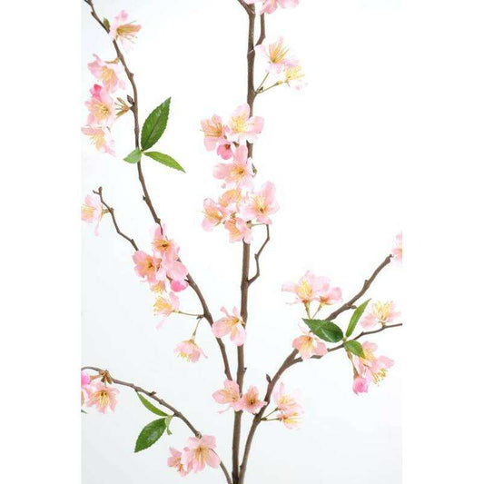 Fleur artificielle branche de cerisier rose clair 76 fleurs H.115cm