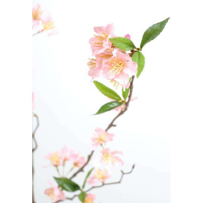 Fleur artificielle branche de cerisier rose clair 76 fleurs H.115cm