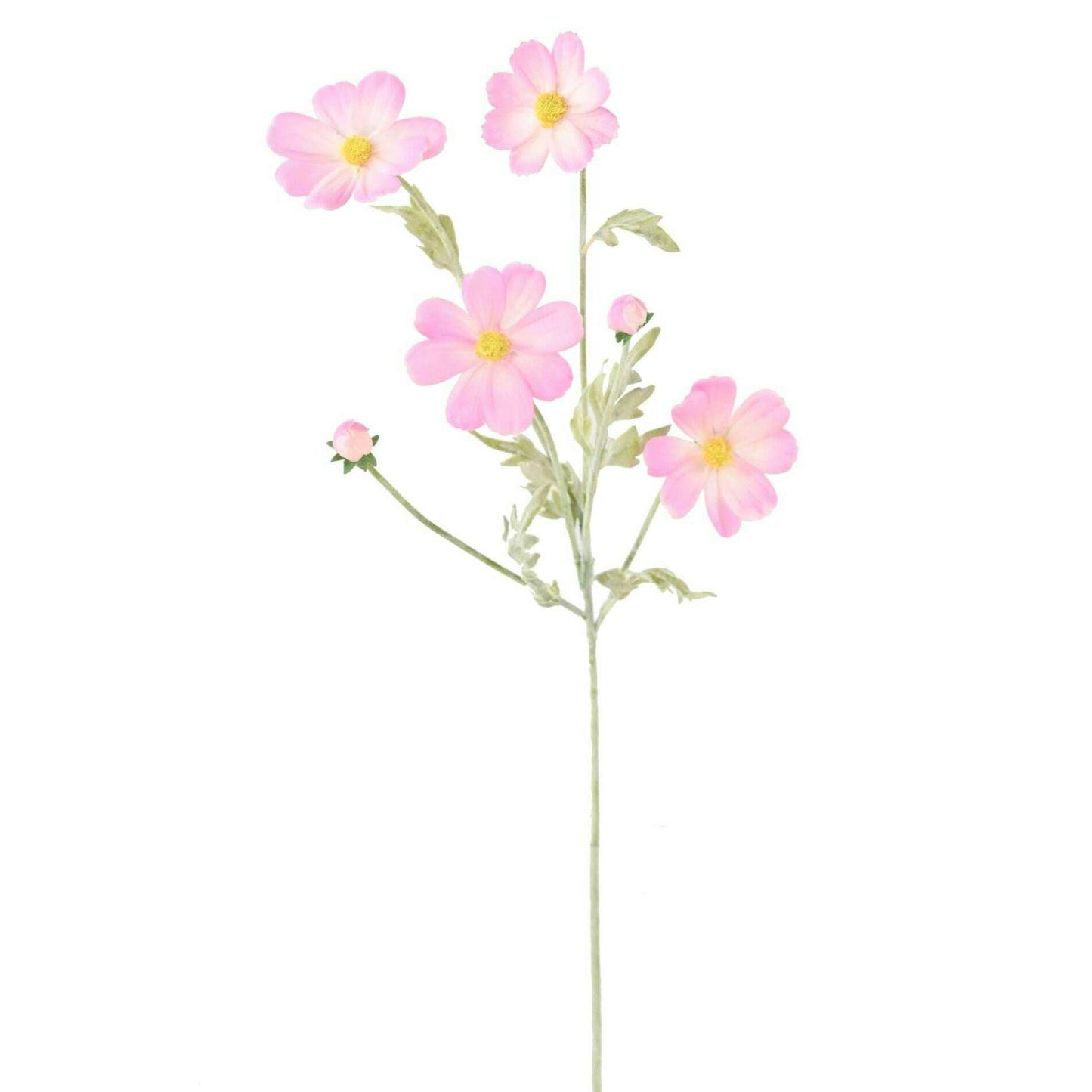 Fleur artificielle Cosmos - composition création florale - H.62cm rose