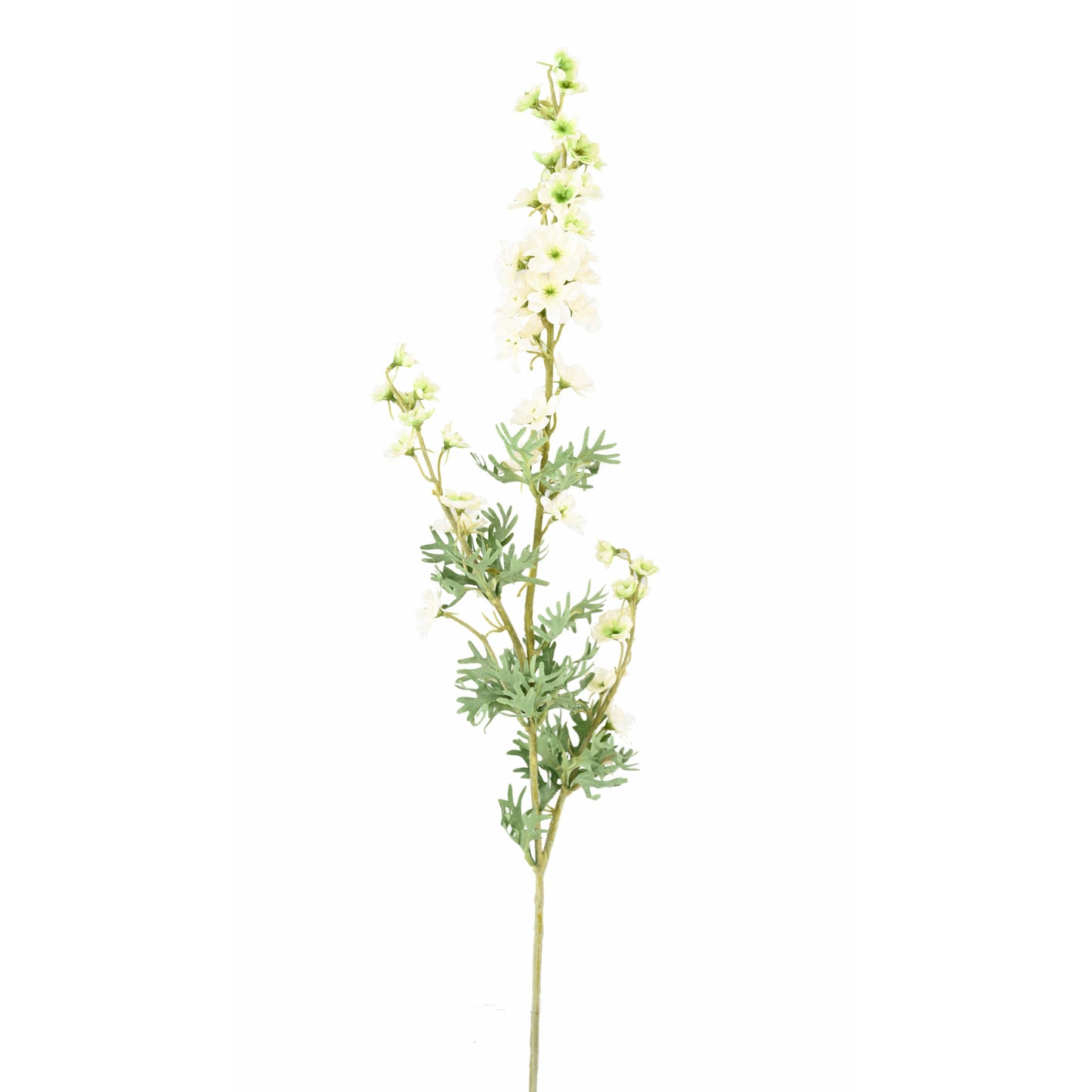 Fleur artificielle Delphinium - création de bouquet - H.86cm blanc