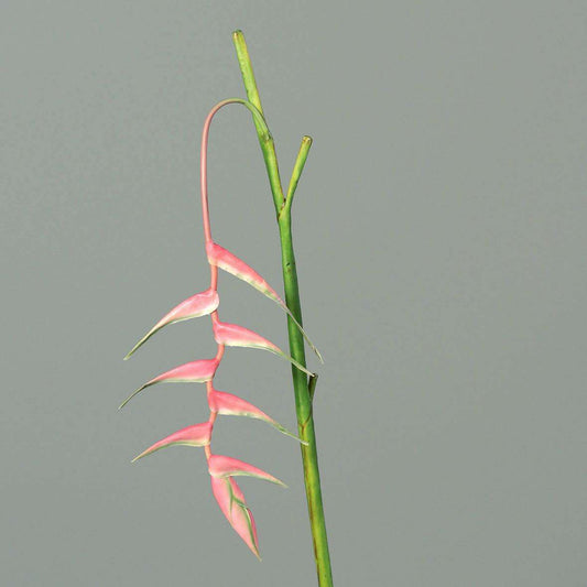 Fleur artificielle Héliconia pendula - fresh touch haute qualité - H.116cm rose