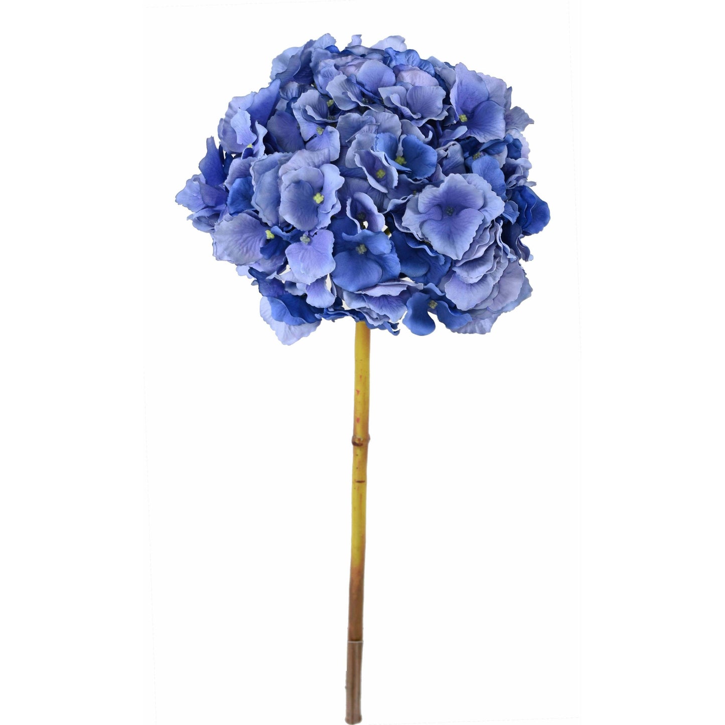Fleur artificielle Hortensia - création bouquet composition - H.45cm bleu