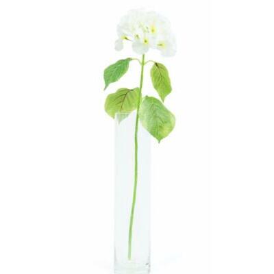 Fleur artificielle Hortensia géant - composition bouquet - H.73cm blanc