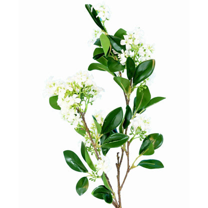 Fleur artificielle Jasmin - composition bouquet - H.70cm blanc