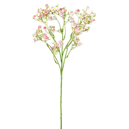Fleur artificielle Myosotis - composition bouquet - H.50cm rose