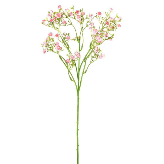 Fleur artificielle Myosotis - composition bouquet - H.50cm rose