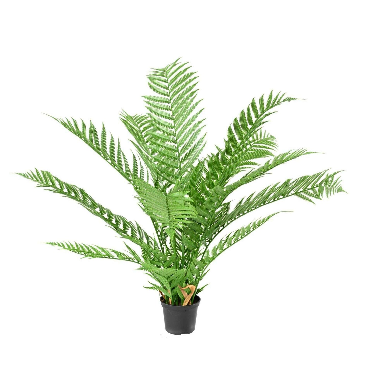 Fougère artificielle Dicksonia en pot - plante d'extérieur - H.60cm vert