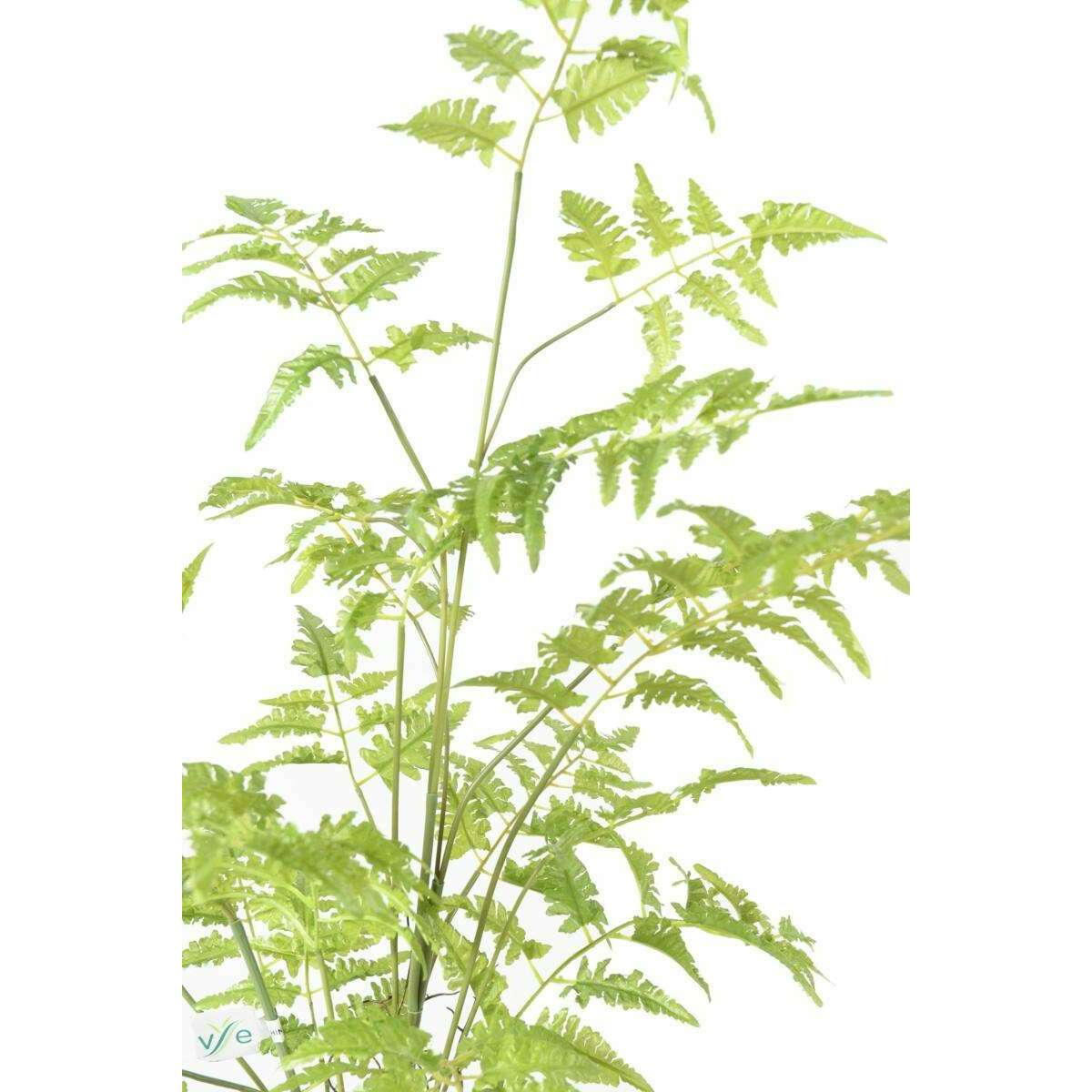 Fougère artificielle socle mousse - plante d'intérieur - H.95cm vert