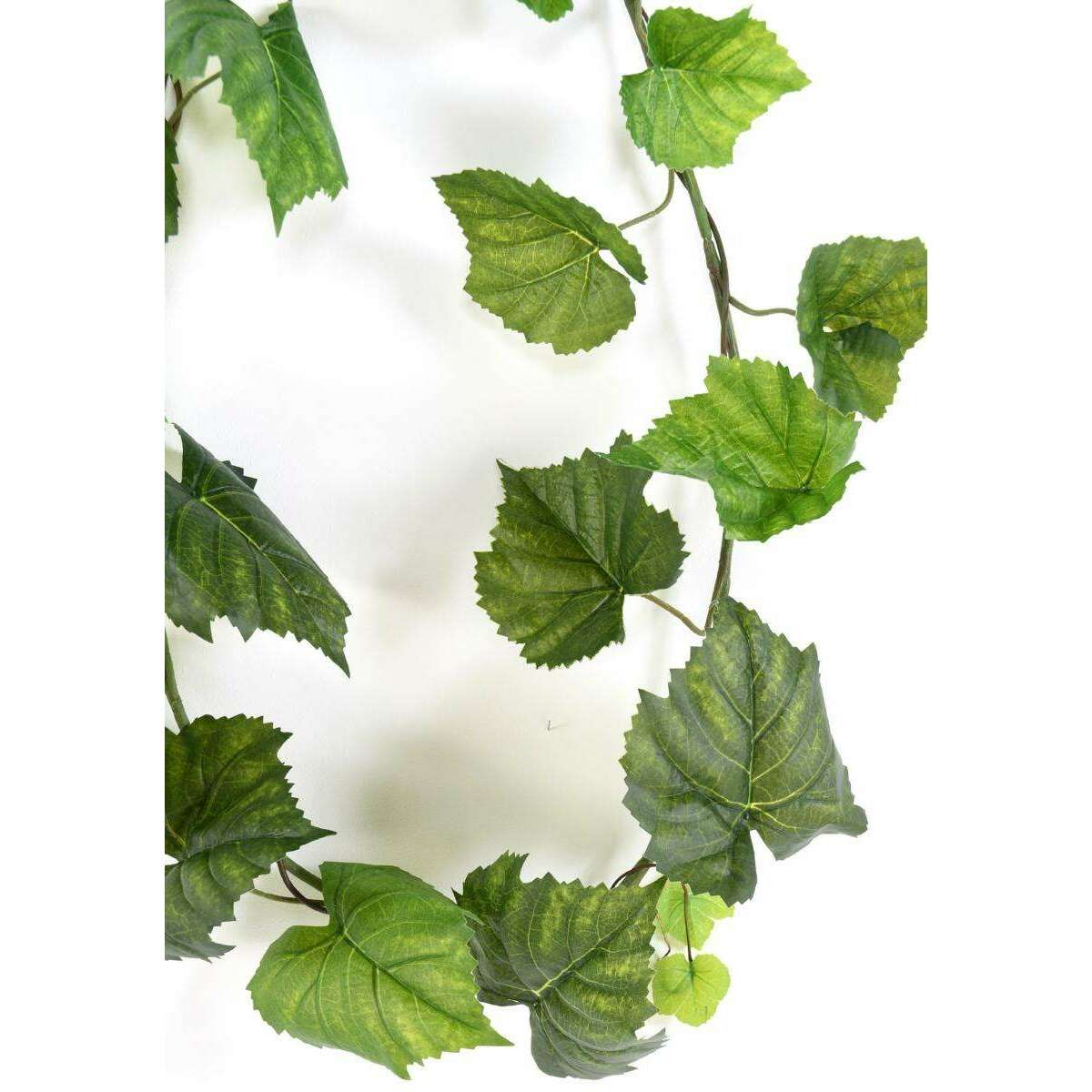 Guirlande artificielle de vigne vierge - décoration d'intérieur - H.180cm vert