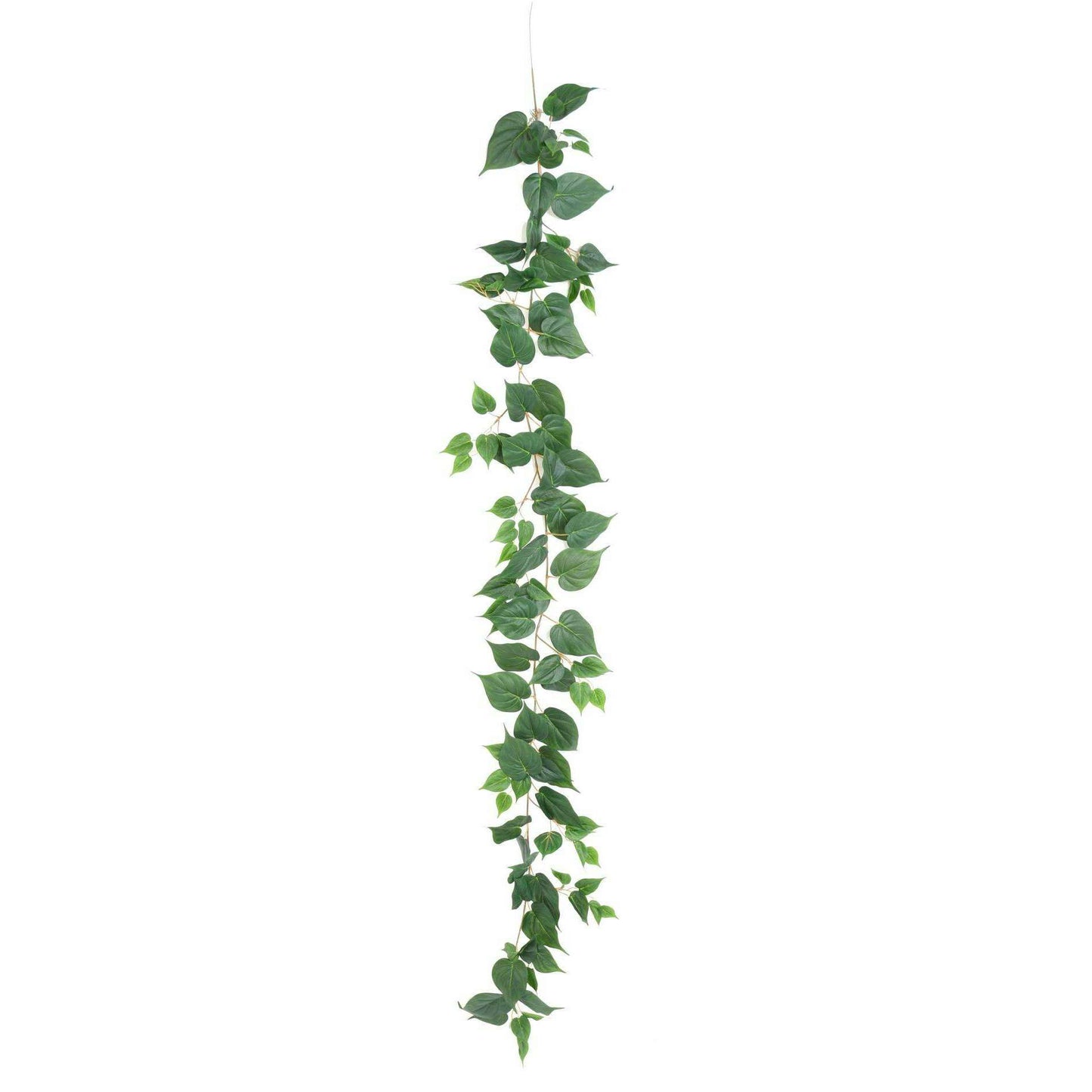 Guirlande artificielle Pothos 114 feuilles - décoration pour intérieur - H.190cm vert