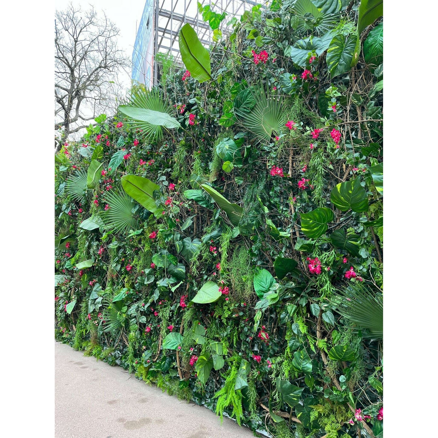 Guirlande artificielle Pothos géant - décoration d'intérieur - H.180cm panaché