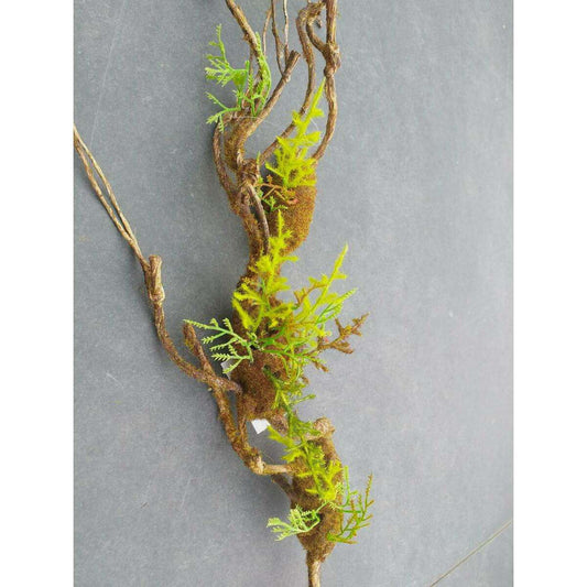 Liane artificielle en carton trempé avec mousse - décors intérieur - H.95cm