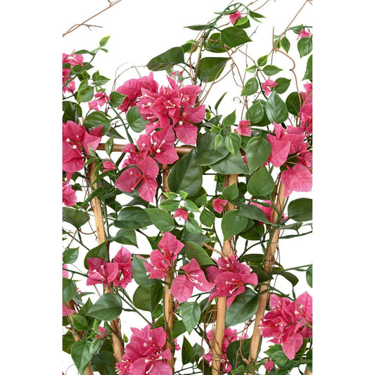 Palissade artificielle fleurie Bougainvillier anti-UV - plante d'extérieur - H.140cm fuchsia