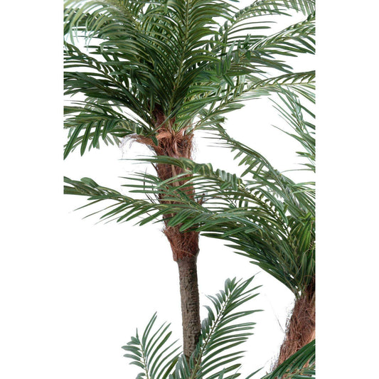 Palmier artificiel 3 troncs - plante artificielle d'intérieur - H.200cm vert