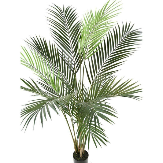 Palmier artificiel Areca Plast - plante intérieur extérieur - H.100cm vert