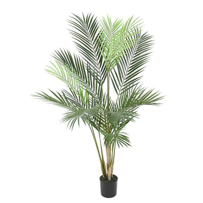Palmier artificiel Areca Plast - plante intérieur extérieur - H.100cm vert