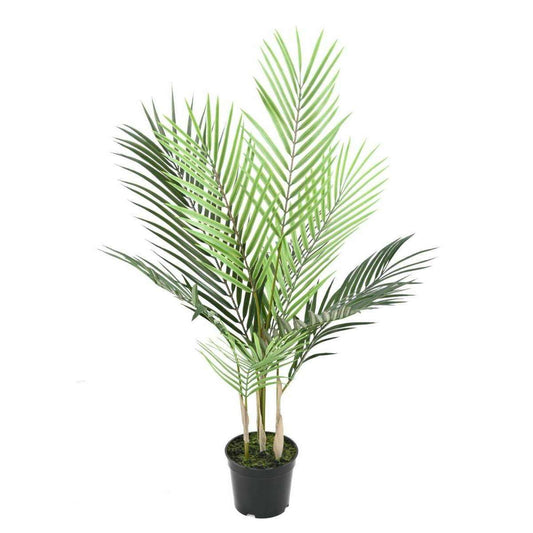 Palmier artificiel Areca Plast - plante intérieur extérieur - H.70cm vert