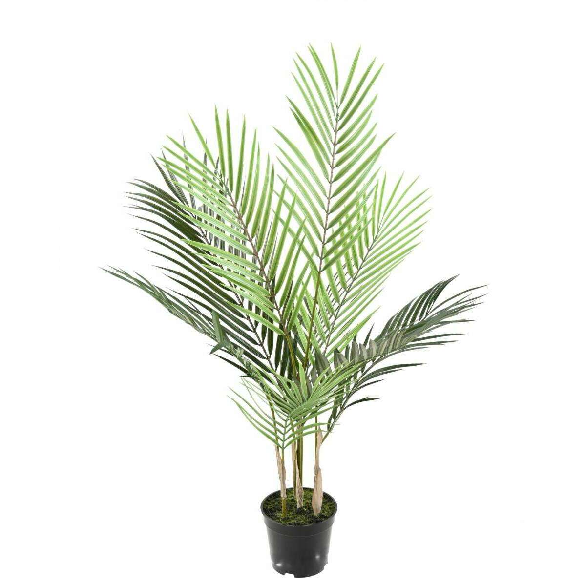 Palmier artificiel Areca Plast - plante intérieur extérieur - H.70cm vert
