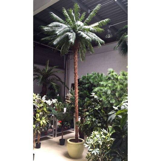Palmier artificiel Phoenix - plante d'intérieur - H.450cm vert