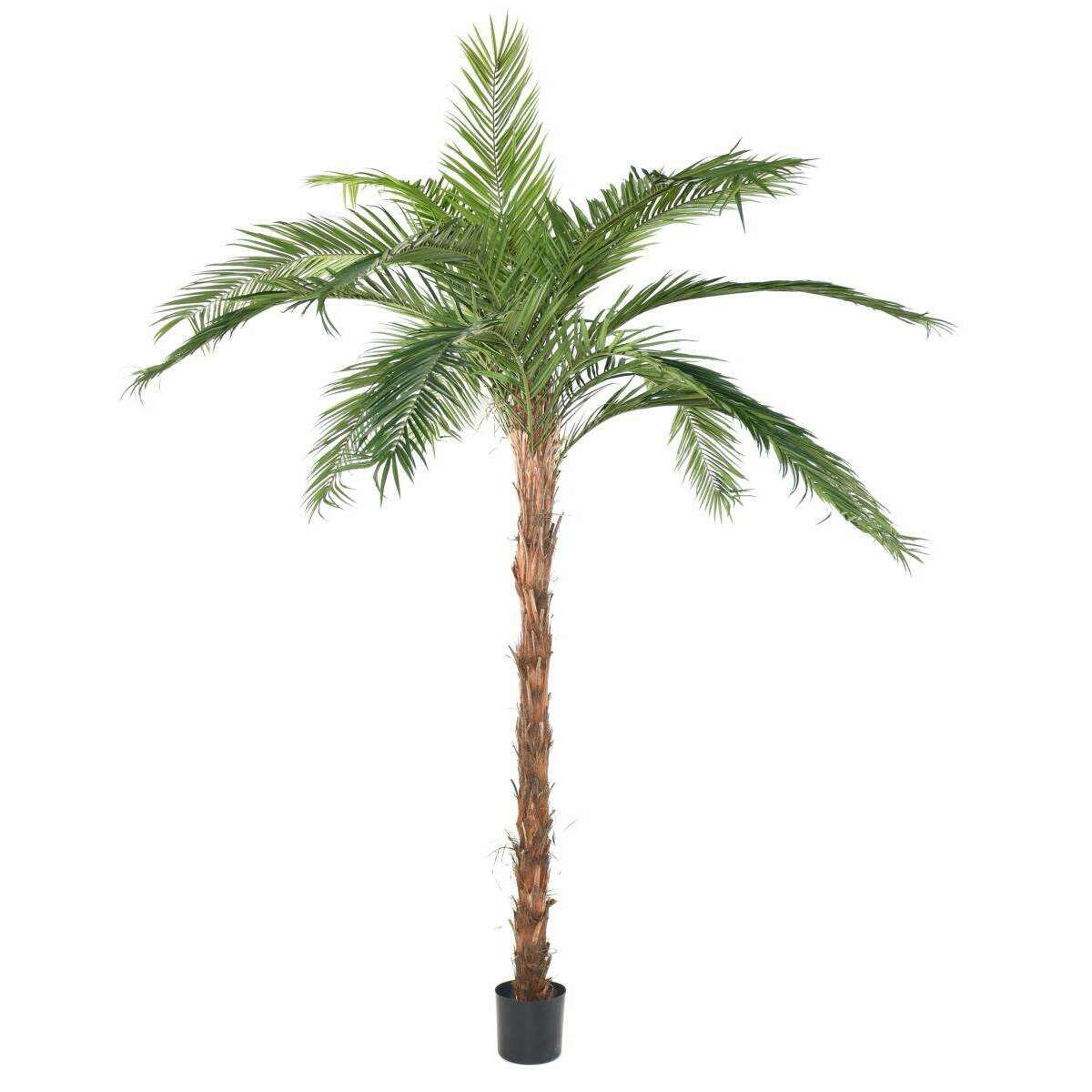 Palmier artificiel Phoenix Canariensis - plante intérieur - H.370cm vert