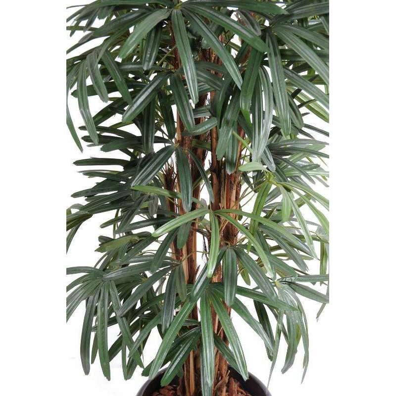 Palmier artificiel Raphis lady 7 cannes -plante synthétique - H.210cm