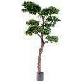 Pin Bonsaï artificiel UV résistant - plante synthétique intérieur extérieur - H.220cm