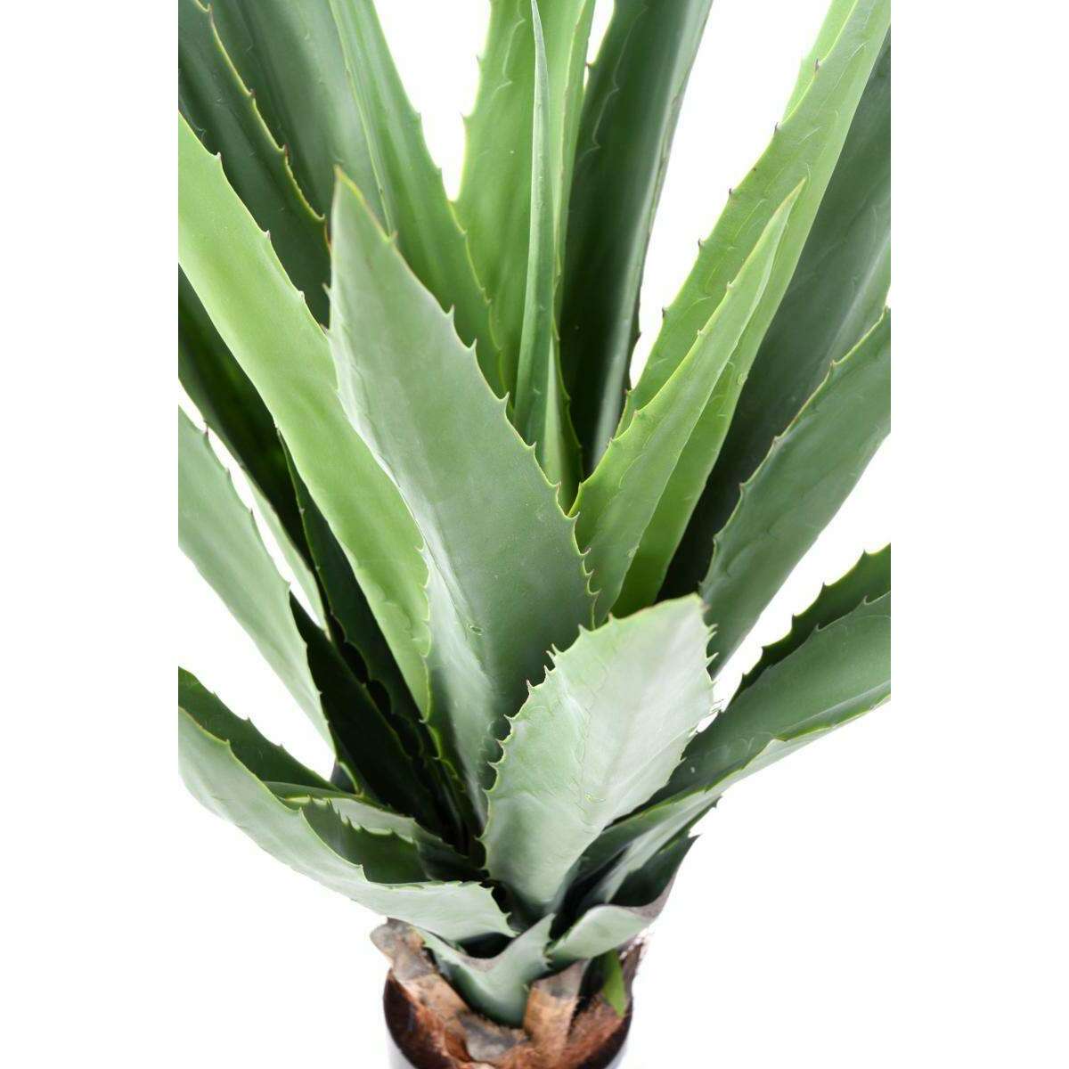 Plante artificielle Agave Furcraea - intérieur extérieur - H.110cm vert
