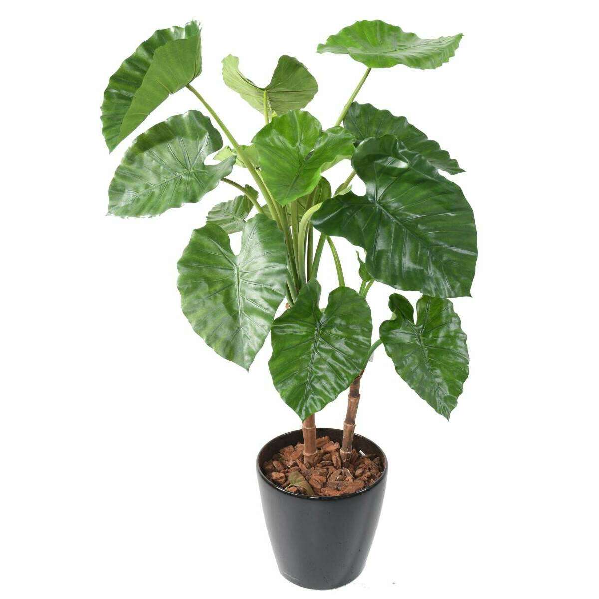 Plante artificielle Alocasia Calidora - décoration d'intérieur - H.130cm