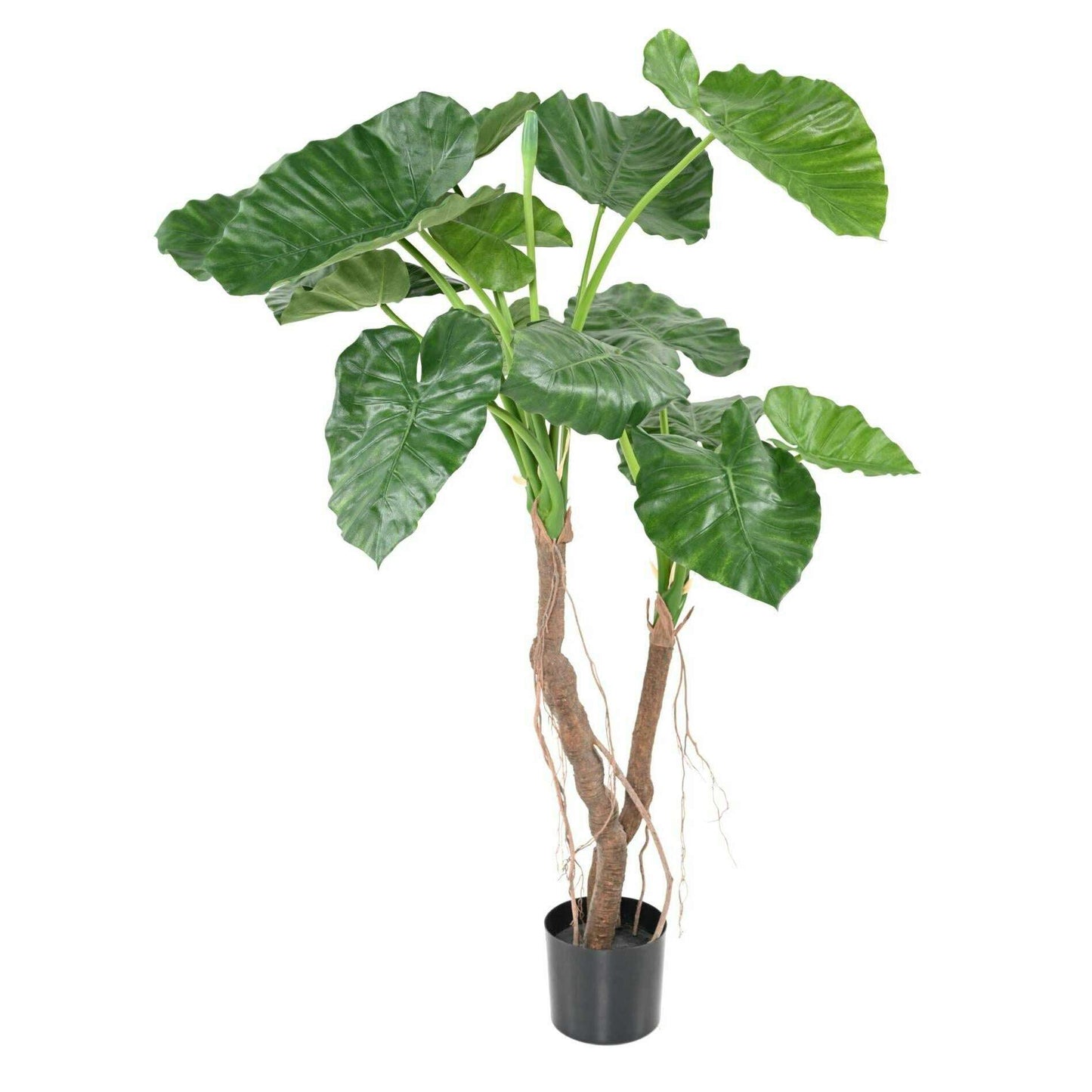 Plante artificielle Alocasia Calidora 2 troncs - décoration d'intérieur - H.130cm