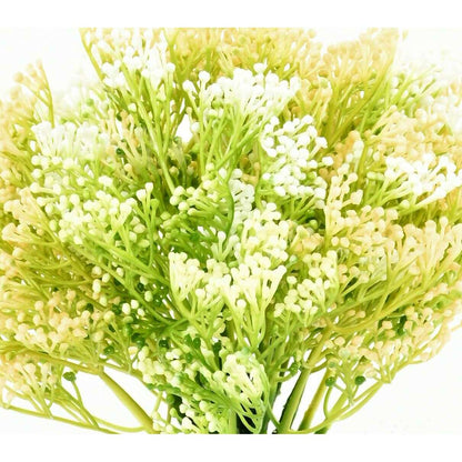 Plante artificielle anti-UV baies en piquet - intérieur extérieur - H.20cm vert
