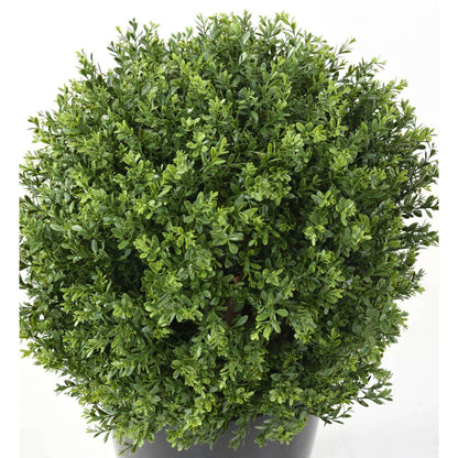 Plante artificielle Buis boule RED DAY UV - topiaire pour extérieur - H.65cm vert