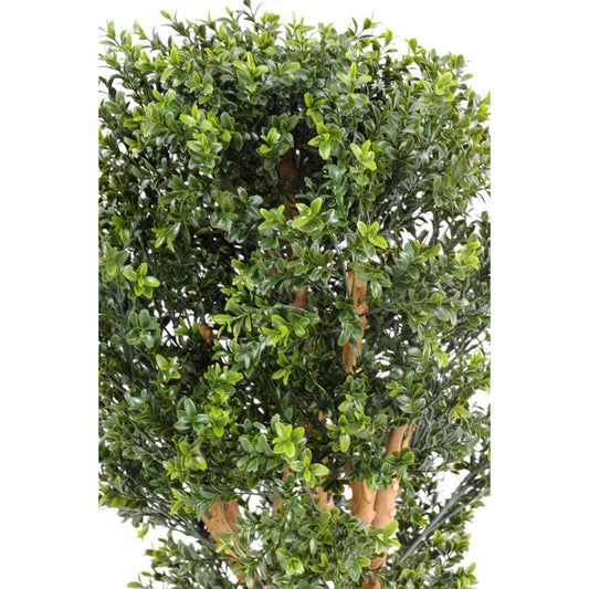 Plante artificielle Buis new buisson UV - arbuste pour extérieur - H.80cm vert