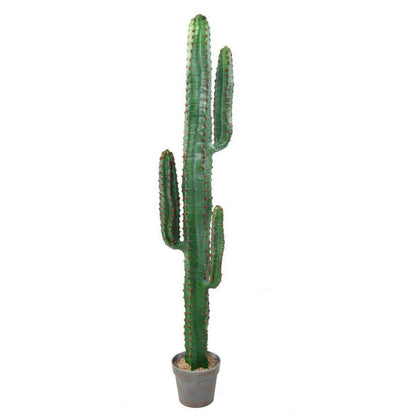Plante artificielle Cactus 3 branches - Plante synthétique intérieur - H.150cm vert