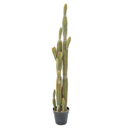Plante artificielle Cactus Finger 6 troncs - Plante pour intérieur - H.150cm vert