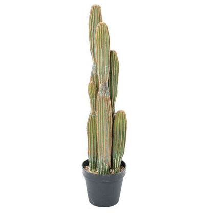Plante artificielle Cactus Finger 6 troncs - Plante pour intérieur - H.95cm vert