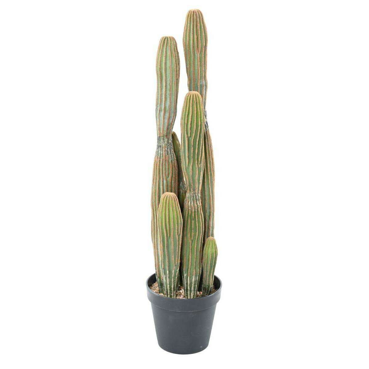 Plante artificielle Cactus Finger 6 troncs - Plante pour intérieur - H.95cm vert