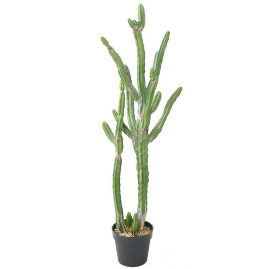 Plante artificielle Cactus Finger F - Plante pour intérieur - H.120cm vert