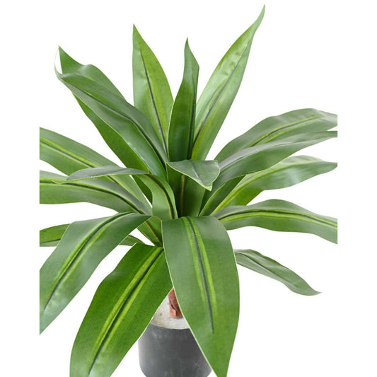 Plante artificielle Dracaena large - décoration d'intérieur - H.55cm vert