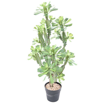 Plante artificielle Euphorbe lactée - Plante pour intérieur - H.110cm vert