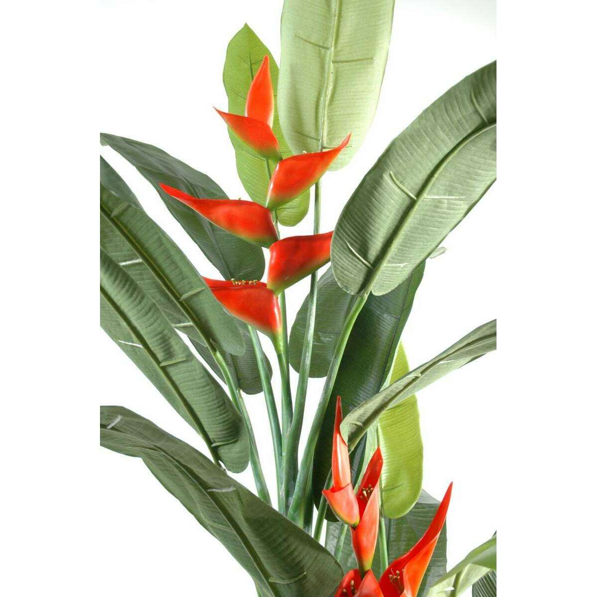 Plante artificielle exotique Héliconia - décoration d'intérieur - H.180cm